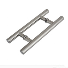 stainless steel glass door pull handle